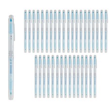 Line Plus 500 溫和型雙熒光筆, 藍色, 36件