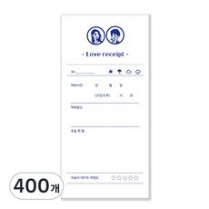 오늘 데이트 기록 메모지, 혼합색상, 100매, 4개