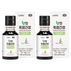 LUSOL 媽媽安心 兒子專用竹鹽醬油, 醬油口味, 2個, 120ml