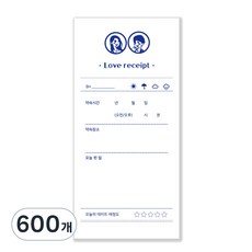 오늘 데이트 기록 메모지, 혼합색상, 100매, 6개