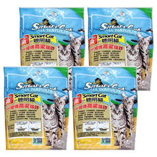 pioneer pet 聰明貓 第一結塊高粱貓砂 天然無毒 99%無塵, 高粱清香, 2.27kg, 4包