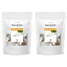 木梨薑茶三角茶包, 1g, 100個, 2袋