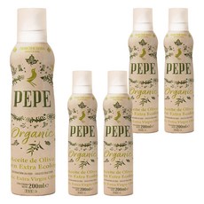 페페 냉압착 유기농 엑스트라버진 올리브유 스프레이, 200ml, 5개