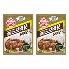 OTTOGI 不倒翁 黃金韓式燴飯醬調理包, 80g, 2個