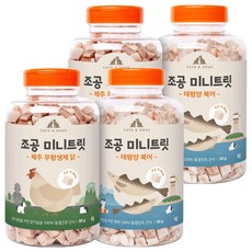 조공 반려동물 미니트릿 동결건조 간식, 혼합맛(닭/북어), 130g, 2세트