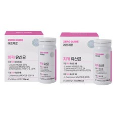 제로가이드 레프제로 치카유산균 27g, 30정, 2개
