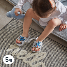 DECOVIEW 兒童拖鞋室內鞋, 鯊魚, 5組