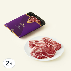 더벨벳 숙성 목살 구이용 (냉장), 2개, 400g