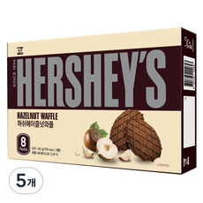 HERSHEY'S 好時 榛果華夫餅, 5個, 146克