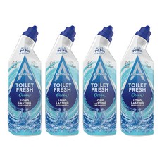 Astonish 免刷洗馬桶清潔劑 海洋藍, 4瓶, 750ml