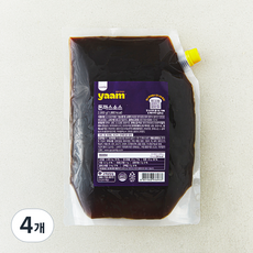 얌(yaam) 돈까스 소스, 2kg, 4개