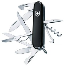 VICTORINOX 瑞士維氏狩獵者15用瑞士刀 VICT-13713.3 91mm 黑色 140g, 1個