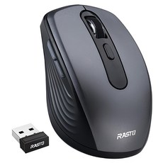 RASTO 銀翼六鍵式超靜音無線滑鼠, RM29, 銀翼