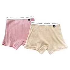 예루예나 여아용 편안한 설레임 드로즈 팬티 2종 세트