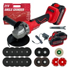 디케이켈슨 켈슨 21V 그라인더 DK-MTGR01 본품 + 배터리2개 세트, 1개