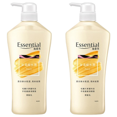 Essential 逸萱秀 保濕極水潤潤髮乳 適合缺水乾澀、易糾結髮, 700ml, 2瓶