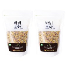 바비조아 유기농 레인보우 라이스 아이조아7곡, 500g, 2개