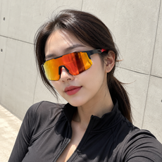 생활의지혜 스포츠 선글라스, 오렌지, 1개