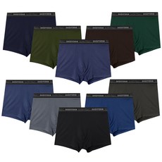 Hypective系列男款平口內褲 10件組