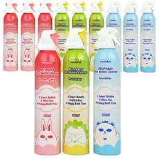레시피박스 유아용 거품목욕 울트라 버블클렌저 스트로베리밀크 300ml + 프레쉬그린 300ml + 퓨어화이트 300ml 세트, 900ml, 4세트