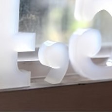 더하기 스탠딩 아크릴 화이트, 쉼표, 1개