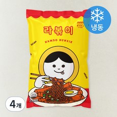 남도분식 라볶이 밀키트 (냉동), 606g, 4개