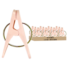 咪咪購物 防風曬衣夾, 顏色隨機, 100個