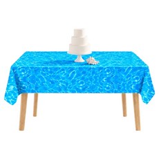 Maket Gamseong 海洋桌巾 2入, 長度 274cm x 寬度 137cm, 藍色