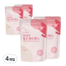 適用於所有區域的 Vitahalo 粉紅色硬蠟, 200g, 4包