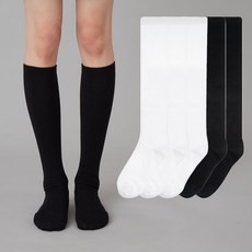 BASE ALPHA ESSENTIALS 女款基本款及膝襪 5雙