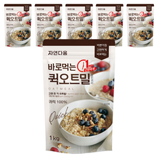 快熟燕麥片, 1kg, 6個