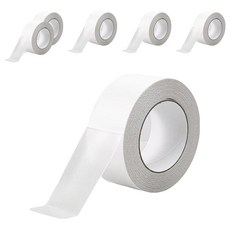 파리박사 미끄럼 방지 야외 실내 욕실용 스티커 테이프, 6개, 투명