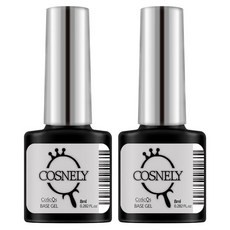 Cosnely 美甲底膠, 2入, 無色, 8ml