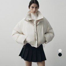 noirer 女款短版分層式保暖羽絨夾克