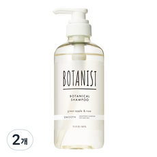보타니스트 보타니컬 샴푸 스무스 그린애플 로즈향, 460ml, 2개