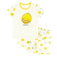 Maykids 兒童款 Cutie Lemon 五分變色家居服上下套裝