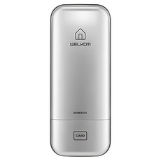 솔리티 웰콤 스마트 보조키 손잡이 없음 도어락 보조키 손잡이 없음 도어락 WRB-300, WRB-300(실버), 방문설치