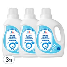 비지엔젤 포근한 유아세제 파우더향, 2L, 3개