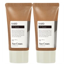 나드 UV 쉴드 선크림 SPF50+ PA++++, 50ml, 2개
