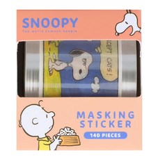 sun-star PEANUTS 抽取式卡通貼紙 紙質 共140張, 史努比漫畫海報, 1組