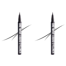 Inglot One Move 眼線液 0.55ml, Deep Black, 2支