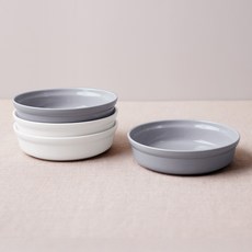BOWLBOWL 韓國製 北歐風boulboul 甜點碗, 白色, 灰色, 4個