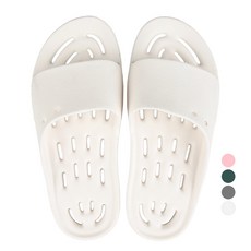 paperplaneskids 兒童用低腳背防滑浴室拖鞋, 1個, 白色