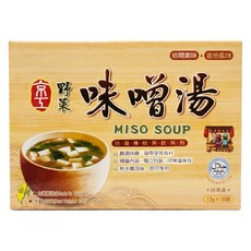京工 野菜味噌湯 純素食 10包, 130g, 1盒