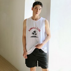 벤디스 남성용 하와이클럽 나시 래쉬가드 C258 + 비치팬츠 A105