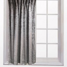 J&N 艾爾絲絨素色遮光拉摺窗簾 270 x 165cm 駝色 簡約時尚