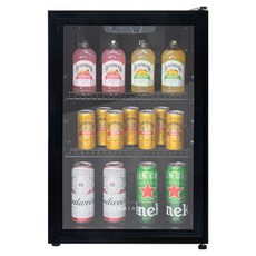 쿠잉전자 쇼케이스 미니 냉장고 70L 방문설치, RS-S71BK