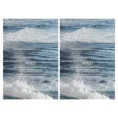 wannathis Mylight 方格空白筆記本, 01 蔚藍海浪, 2個