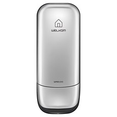 솔리티 스마트 보조키 손잡이 없음 도어락 WRB-100, WRB-100(실버), 방문설치