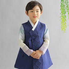 geumdong hanbok 男童海軍藍褶飾韓服 AM089 + 福袋套裝